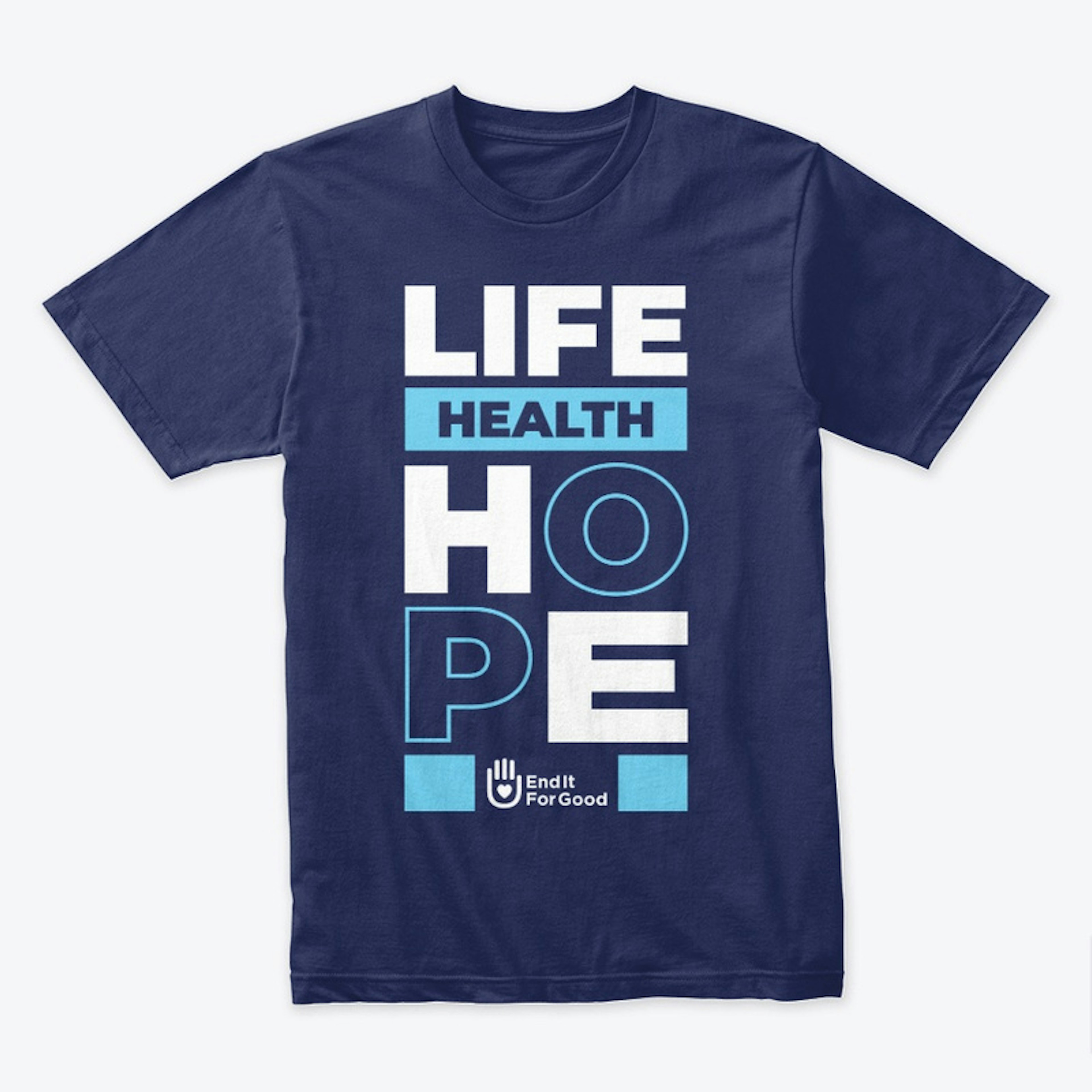 "Life Help Hope" Unisex Tee- Vertical